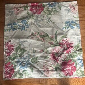 New Pottery Barn Marla Euro Shams (two shams) floral linen blend